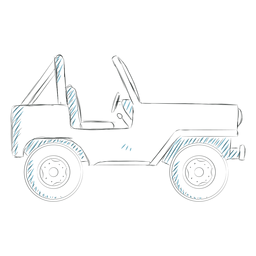 Linha do corpo da roda do carro do veículo Jeep Desenho PNG