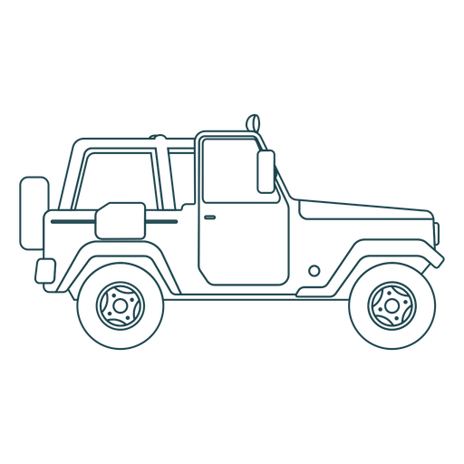 Jeep Fahrzeug Auto Radkörper Hub PNG-Design