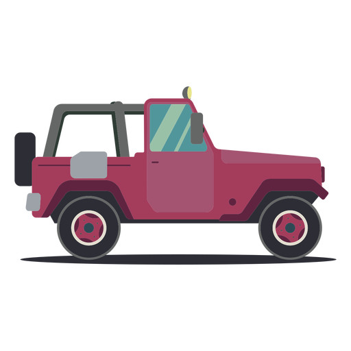 Jeep Rad Fahrzeugkarosserie flach PNG-Design