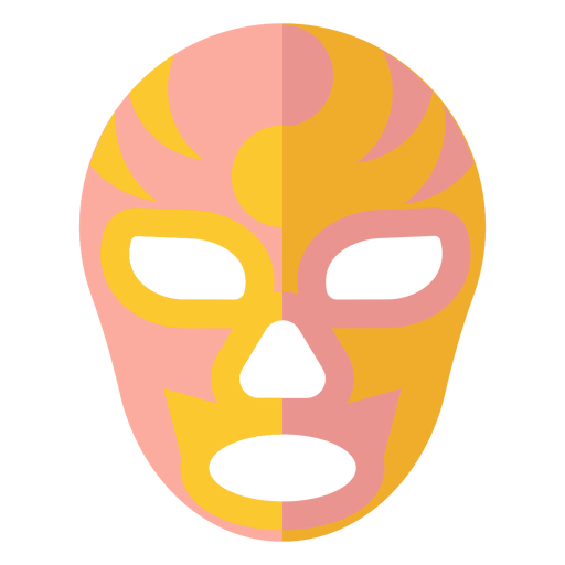 Mask luchador flat PNG Design