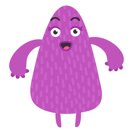 Mão de monstro espalmada Desenho PNG