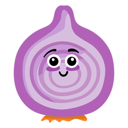 Bulbo de puerro cebolla plano Diseño PNG