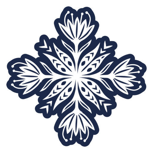Ilustração de padrão de flor de desenho de ornamento Desenho PNG