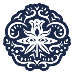 Ilustración de flor de patrón de diseño de ornamento Diseño PNG