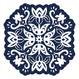 Ornament Pattern Design Flower Illustration PNG & SVG Design For T-Shirts