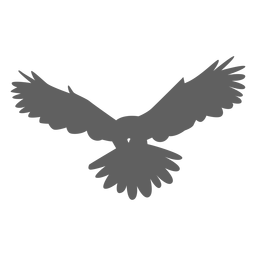 Owl wing eagle owl silhouette PNG Design
