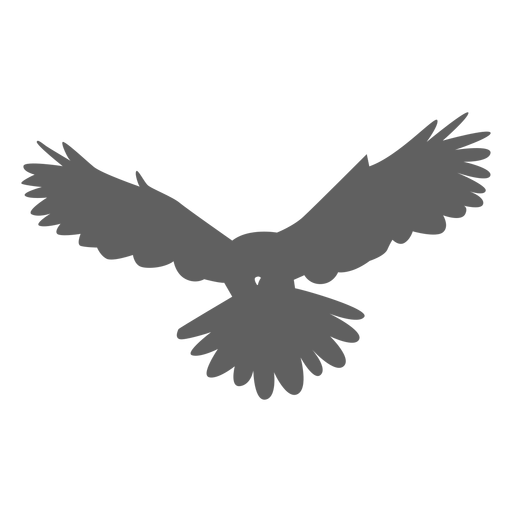 Eulenflügeladler-Eulensilhouette PNG-Design