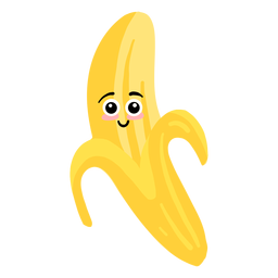 Casca de banana plana Casca de banana plana