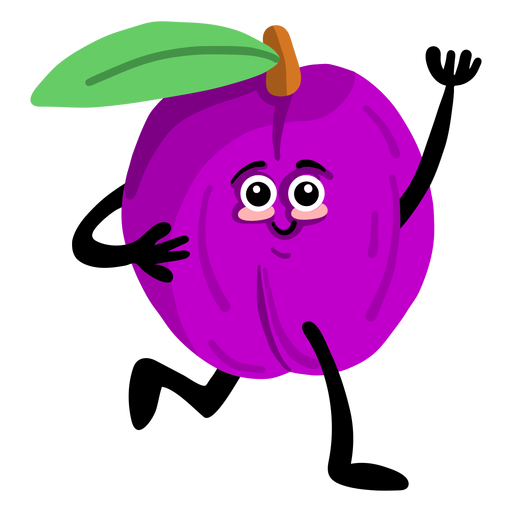 Design PNG E SVG De Fruta De Damasco Plana Para Camisetas