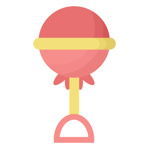 Rattle sphere flat PNG Design