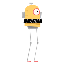 Roboter Eye Box Skizze PNG-Design