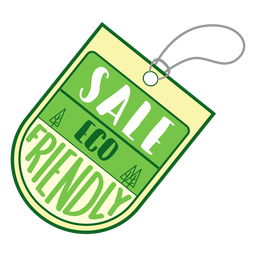 Autocolante de promoção ecológica Desenho PNG