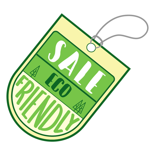 Sale eco friendly badge sticker PNG Design