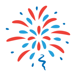 Adesivo de estrela de raio de fogos de artifício de feixe de saudação Desenho PNG