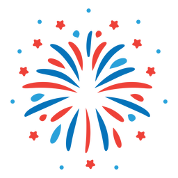 Salute Ray Feuerwerk Strahl Stern Abzeichen Aufkleber PNG-Design