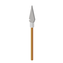 Speer Hecht Lanze flach PNG-Design