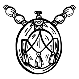 Accidente cerebrovascular Sporran Diseño PNG