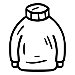 Tração de pulôver de moletom Desenho PNG