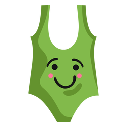 Maiô maiô smile flat Desenho PNG