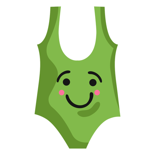 Traje de ba?o traje de ba?o smile flat Diseño PNG