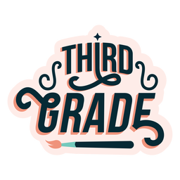 Insignia de tercer grado Diseño PNG