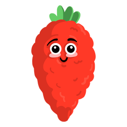 Wild strawberry strawberry flat Transparent PNG
