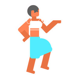 Postura de mulher plana Transparent PNG