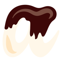 A a letter chocolate flat A a letter chocolate flat