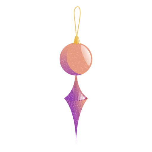 Ball icicle toy illustration