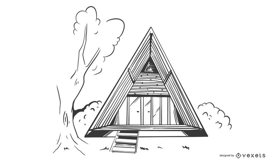 Projeto de construção de casas triangulares de bambu Projeto de construção de casas triangulares de bambu