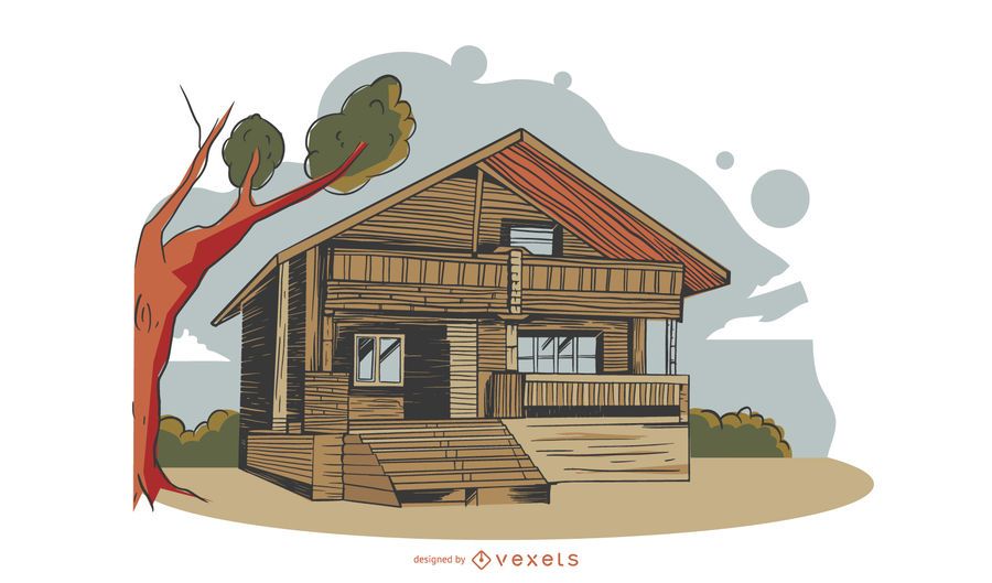 Colored Eco-home Building Design Colored Eco-home Building Design