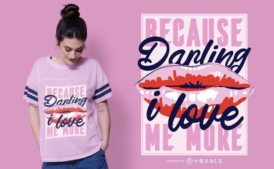 Eu me amo design de t-shirt Eu me amo design de t-shirt