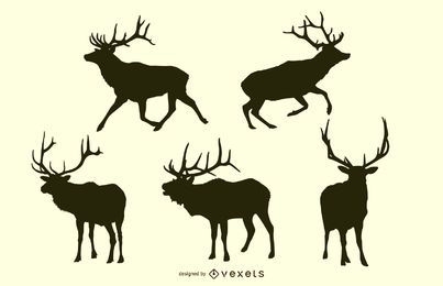 Deer silhouette pack