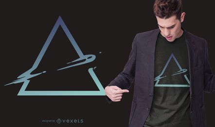 Triangle abstract t-shirt design Triangle abstract t-shirt design