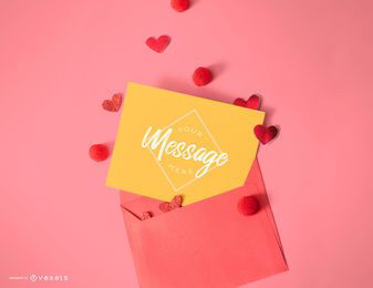 Valentinstagskartenmodell