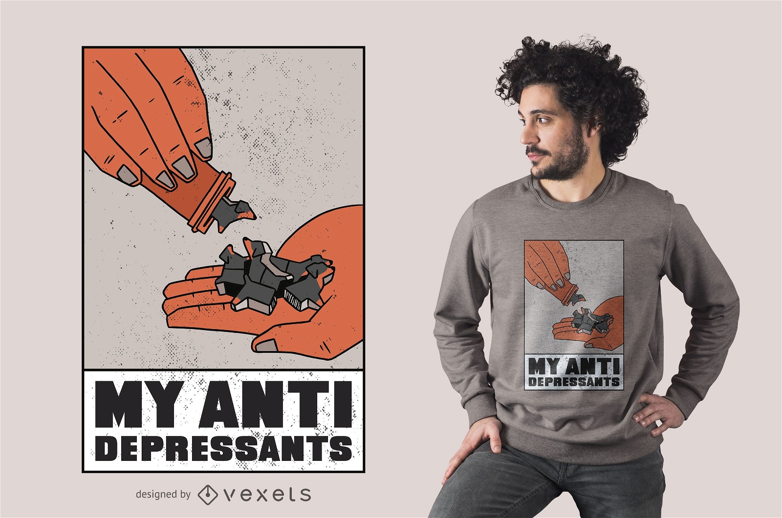 Mein Antidepressivum-T-Shirt Design