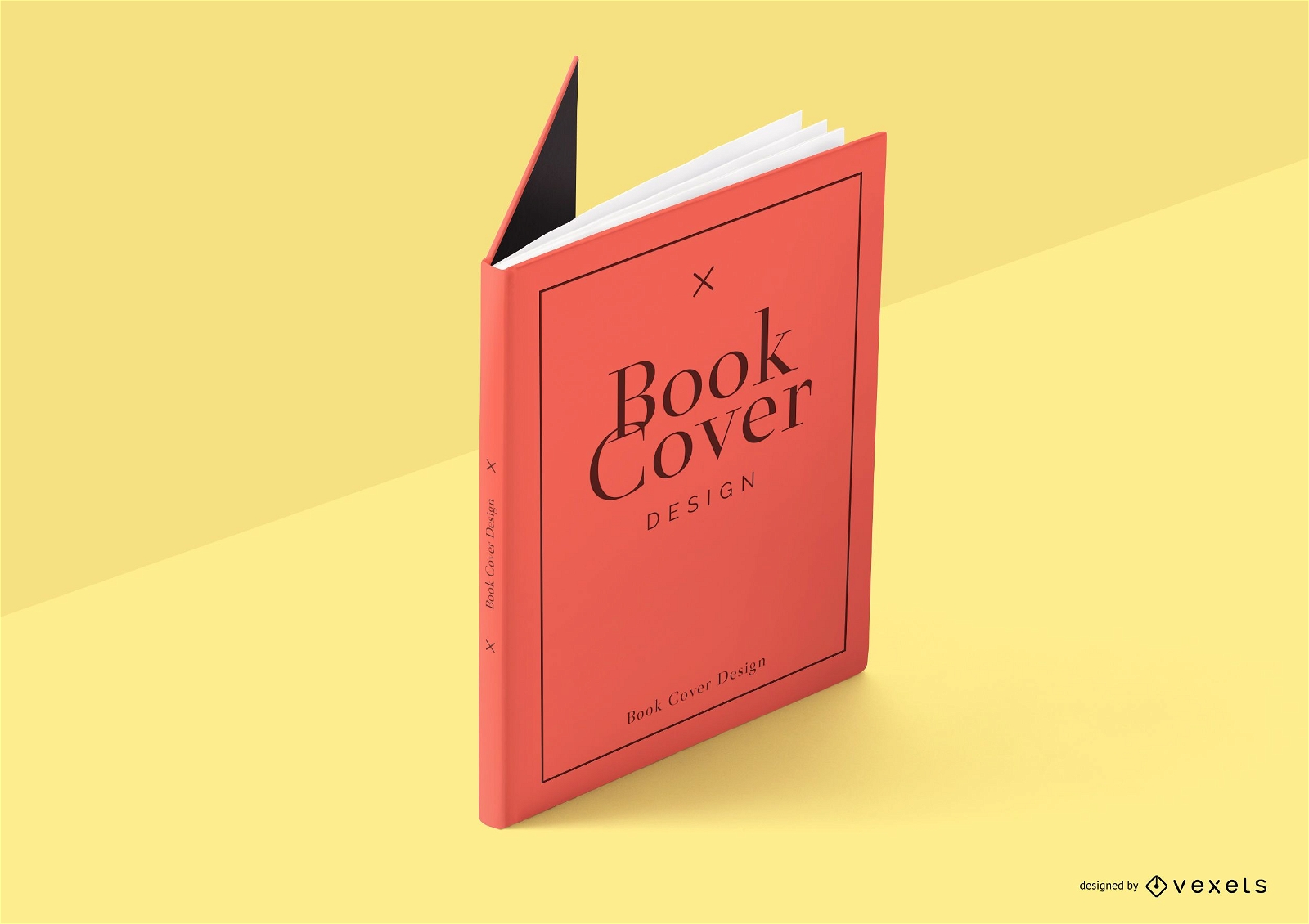 Book cover mockup design