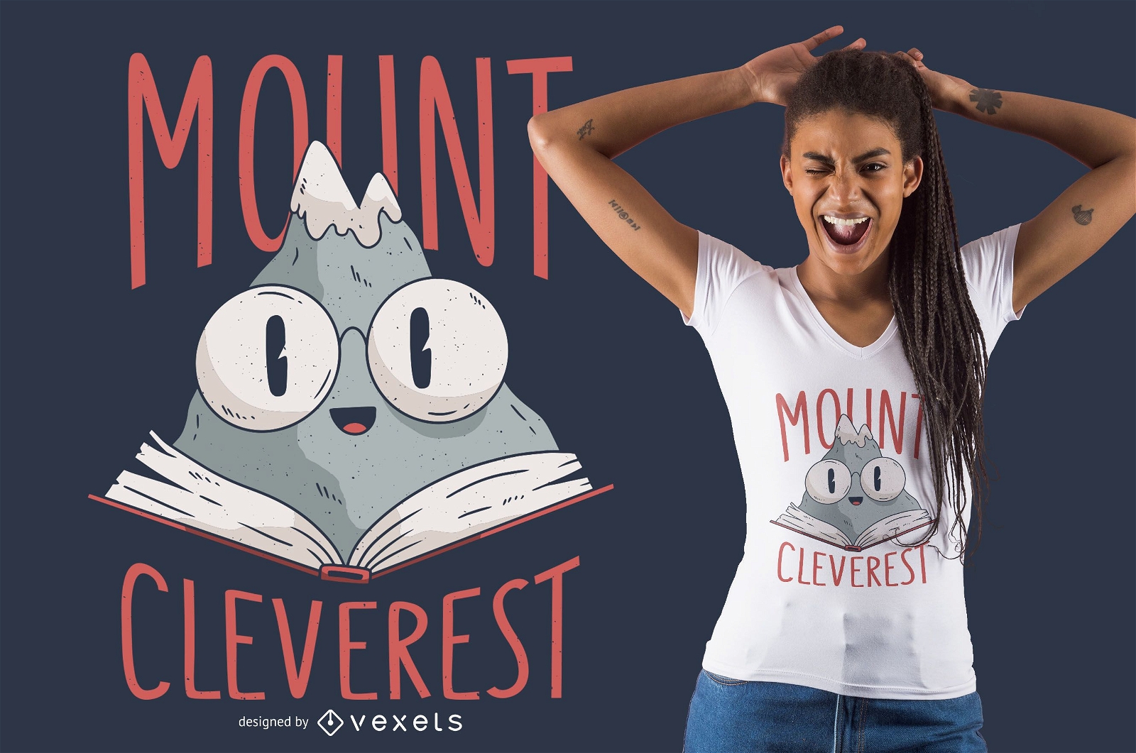 Dise?o de camiseta Mount Cleverest