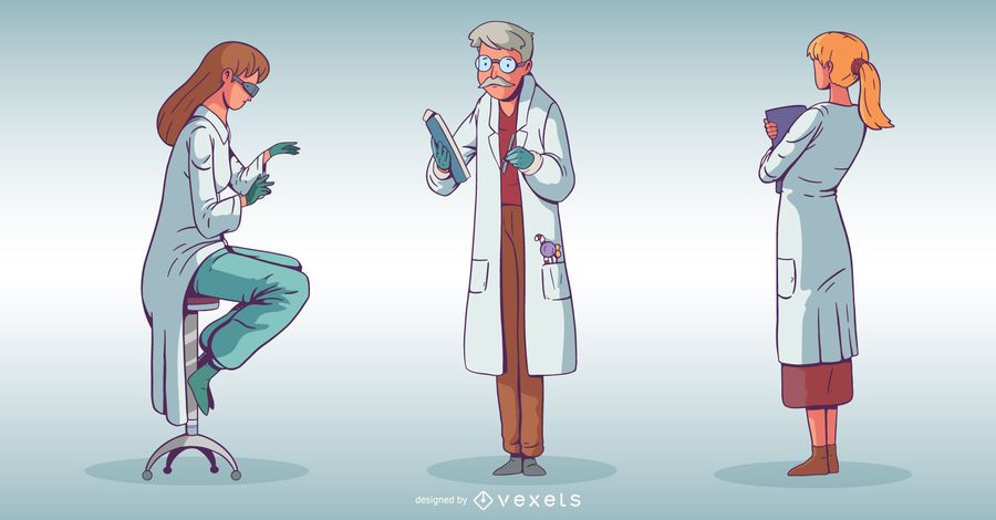 Hospital People Character Set Hospital People Character Set