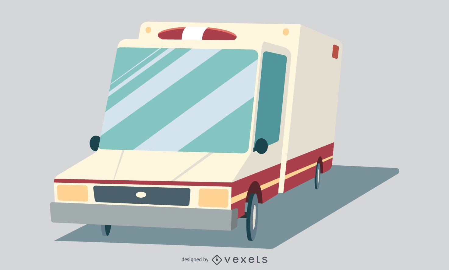 Hospital Ambulance Graphic Design