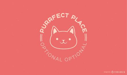 Kitten Logo Template Design Kitten Logo Template Design