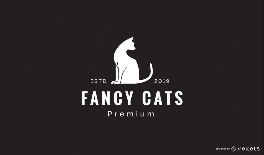 Cat Branding Logo Design Vector Download