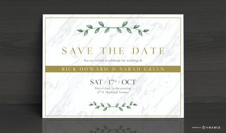 Diseño de tarjeta de invitación de boda elegante Diseño de tarjeta de invitación de boda elegante