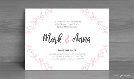 O convite do casamento projeta O convite do casamento projeta
