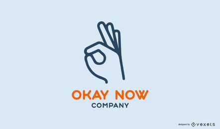 Okay now company logo template