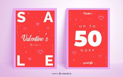 Valentine's Day Promo Poster Set Valentine's Day Promo Poster Set