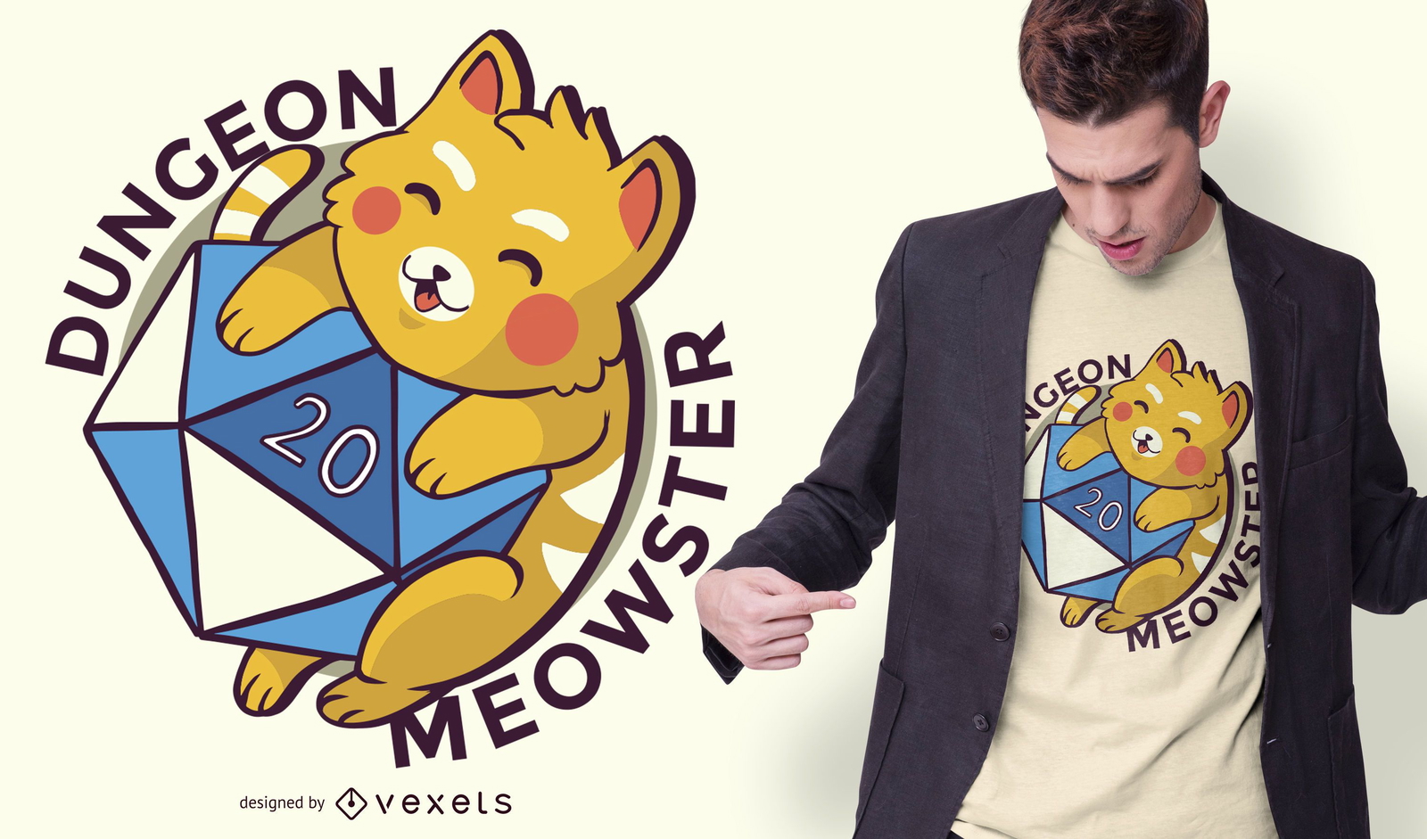 Design de camiseta do calabou?o meowster