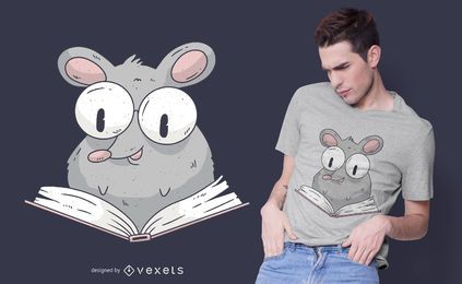 Lesung Ratte T-Shirt Design