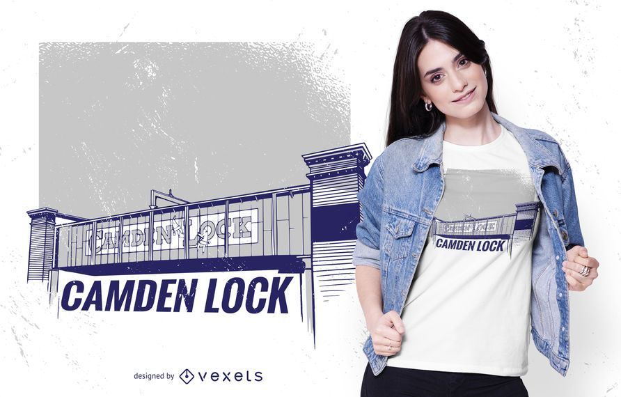 Camden lock t-shirt design Camden lock t-shirt design