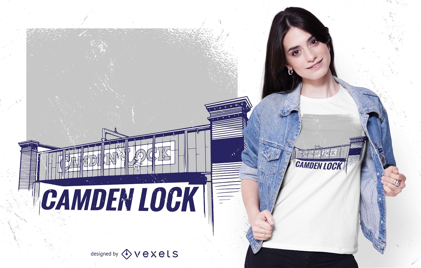 Camden lock t-shirt design